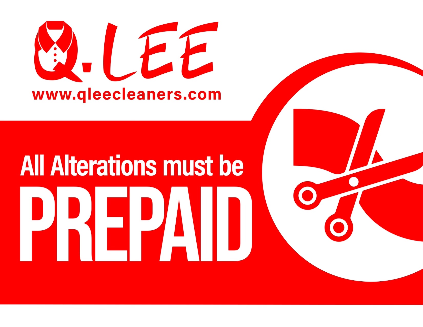 Alterations & Repairs | Q. Lee Laundry and Cleaners
